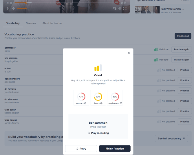 AI Pronunciation Practice Overview 3
