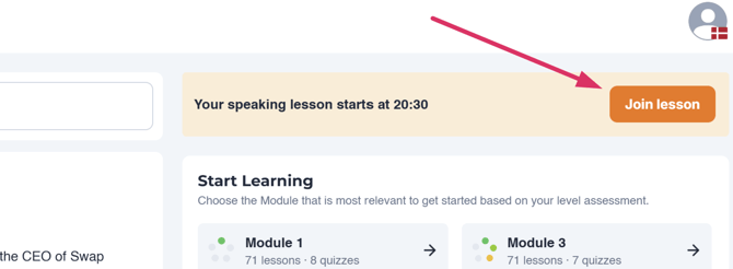 enterspeakinglesson image 2 - enter lesson language hub