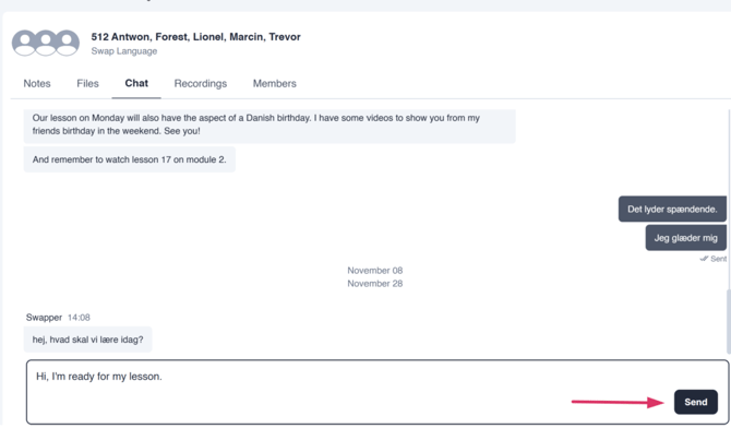 the group chat image